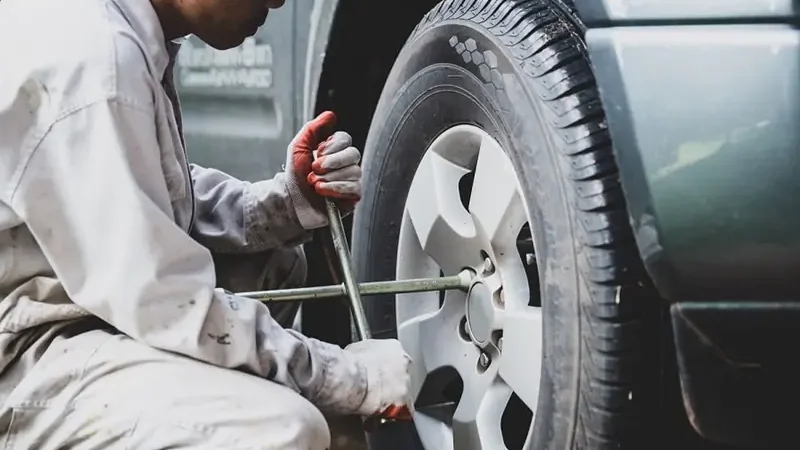 تعویض لاستیک در محل