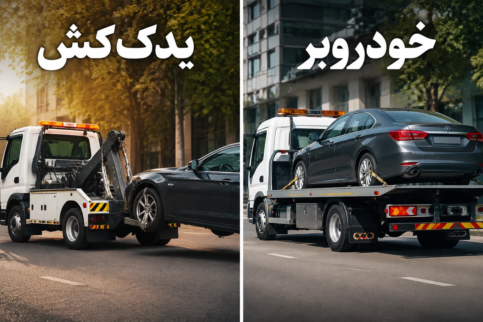 تفاوت خودروبر و یدک‌کش