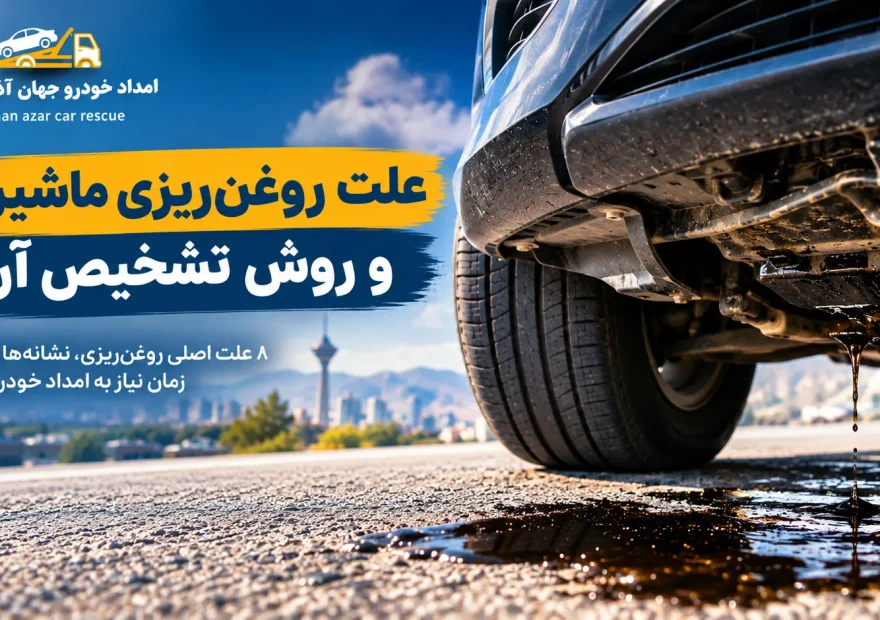 علت روغن‌ریزی ماشین و نحوه تشخیص آن